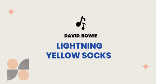 Lightning Yellow Socks - DAVID BOWIE - Socks Advisor